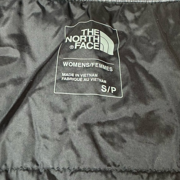 The North Face Jacket Coat‎ Vest Sleeveless Pseudio Heather Gray Black Hooded - Picture 6 of 11